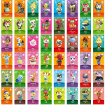 48 tk Animal Crossing Seeria 5 Mini NFC M&auml;ngukaarti NS Switchile 22mm x 30mm