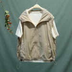 Suvised naiste vestid, cargo-t&otilde;mblukud, kapuutsiga, vabaaja, lahtised, tahked, &otilde;uespordialad, jahedad, kiiresti kuivavad, &otilde;hukesed, volditud, t&auml;navariided, universaalsed XXXXL