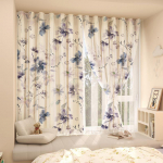 Liimiga pimendavad takjakardinad: Valgust filtreeriv ja l&auml;bipaistmatu magamistubade ja erkervinakende jaoks 1.5x2.0M