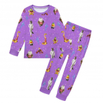 Laste Poiste T&uuml;drukute Anime Koomiks Pahad Poisid Prindiga Vabaaja Pikkade Varrukatega T-s&auml;rk P&uuml;ksid P&uuml;ksid Riidekomplekt 160cm