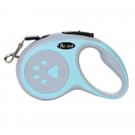 3m 5m koerak&auml;pa disainiga jalutusrihm v&auml;ikestele keskmistele suurtele koertele &otilde;ues jalutamiseks kutsikale, tugev sisset&otilde;mmatav nailonn&ouml;&ouml;r Yorkies lemmikloomatarbed 3m sinine