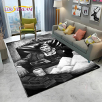Scarface 3D Klassikaline Film Tony Vaip Kodu Elutuba Magamistuba Diivan Uksematt Dekoratsioon, Laste M&auml;nguala Vaip Libisemiskindel P&otilde;randamatt 100*120cm
