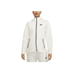 Nike Sportswear Naiste Tech Fleece Windrunner T&auml;is-lukuga kapuutsiga pusa Kahvatu elevandiluu/Must Naiste t&auml;navariided FB8338-110 XS white