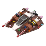 Bricklink Star Movie J&otilde;ulude Piparkoogiseeria Kosmoselaev 40806 K&auml;ija Lumekiirurid Ehitusklotsid Laste M&auml;nguasjad J&otilde;ulukink black