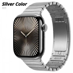 Titaaniv&auml;rvi rihm Apple Watch Series 11 46mm jaoks Luksuslik metallist l&uuml;lidega k&auml;ev&otilde;ru iWatch Ultra 3 49mm 45mm 44mm 42mm &Auml;riklassi rihm 10 9 8 7 6 SE3 5 38mm 40mm 41mm h&otilde;be