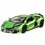 Simulatsioon 1/24 Lamborghini Revuelto Superauto Mudel Heliga Tuledega Lastele Poisi S&uuml;nnip&auml;evakingitus Miniatuurne Auto Kodu Dekoor roheline