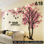 3D akr&uuml;&uuml;lpuu seinakleebised isekleepuvad kodu taustasein seina kleebis seinakleebised kodu kaunistus, magamistoa tapeet A12