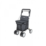 D&eacute;ambulateur et chariot de course en un pliable avec Si&egrave;ge Panier 29 L Lett 800 hall