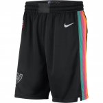 Nike Dri-FIT Swingman NBA City Edition 2025-26 Hooaeg San Antonio Spurs V&auml;rviplokkidega Triibulised Korvpallip&uuml;ksid Meeste p&uuml;ksid HM6069-010 M