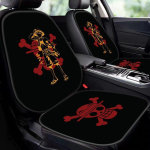 &Uuml;ks t&uuml;kk autotooli istmekate, istmekaitse matt, hingav auto kaunistus, Monkey D. Luffy Auto Tarvikud Kingitus Istmepadi