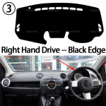 Armatuurlaua kate Mazda 2 Mazda2 DE Demio 2007-2014 jaoks Auto Armatuurlaua Kate V&auml;ltige Valgustusmatt Armatuurlaua Matt Kasti Vaibad