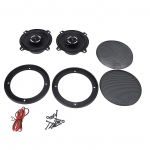 2 tk Autok&otilde;lari tweeter 5,2 tolli 13,2 cm 4 oomi 70&ndash;20 kHz 91 dB 12 V &Uuml;mar k&otilde;lar Universaalsed tarvikud