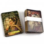 11*8cm Kuldne Unistus Lenormand Tarotipakett Plekkkarbis Kuldsete &Auml;&auml;ristega Ennustamiseks Divinatsiooni M&auml;ngukaardid, Perekogunemise M&auml;ng