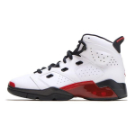 Air Jordan 6-17-23 GS Valge J&otilde;usaali Punane Laste Tossud Must 428818-100 37.5
