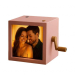 Kohandatud foto klappkarp K&auml;siv&auml;ndaga klappraamat Pildikarp Valgustusega Personaalne foto klappkarbi raam Animatsioonimasin Kingitused j&otilde;uludeks S&uuml;nnip&auml;evaks E roosa