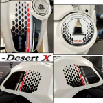 Motorcycle Fuel Tank Protector 3D Fuel Tank Cap Sticker for Ducati Desert X desert x DESERT X 2022 2023 A