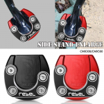 Moto For Honda Honda Rebel 300/500 2017 2018  2022 2023 Extension for side stand foot support Side Stand Red-REBEL
