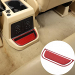 Red Carbon fiber Rear air vent storage cover For Land Rover Freeland2 LR2 07-12