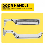 2X ide Handle Door 1987-1998 L&RChrome F/R For F800 F250 1990-1999 Ford Truck