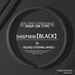 Suitable For Peugeot Car Steering Wheel Covers 206 207 308 308SW 508 3008 Rifter Partner e-3008 Automobile Parts All Seasons Black Round