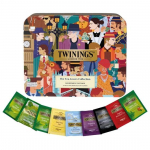 Twinings The Tea Lover Collection Assortii Tee kinkekomplekt, Teekotid 54 tk, 9 teemaitseline komplekt, Rohelise tee kotid, Must tee, Kummelitee