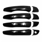 For Opel Corsa F - door handles, decorative door bowls, pull handles, scratch resistant protective stickers carbon fiber 3