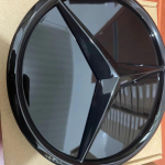 1 tk Autokatte embleem T&auml;he m&auml;rk Esikatte logo Mercedes Benz W204 W205 X253 X156 W176W177 W167 W246 W117 X167 jaoks Tarvikud GLC-253 2020-2023 must