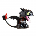 MINISO Disney 10375 Armsad lemmikloomad Toothless Night Fury Draakon Kuidas taltsutada oma draakoni ehitusklotsid Tellised M&auml;nguasi J&otilde;ulukingitused NO Original BOX