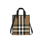Burberry House Check Disainiga Kl&otilde;pskinnitusega L&otilde;uendist &Otilde;lakott Unisex Paaristiil Basic Set (Bag + Dust Bag) pruun