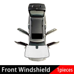 Auto UV-kaitsega p&auml;ikesesirmid Land Rover Freelander 2 LR2 2006~2015 jaoks Autoklaasi p&auml;ikesekatted K&uuml;ljeklaasi varjukatted Tarvikud Rear Windows