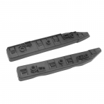 1 paar Esipamperi kinnitusraami remont 670004830 670004829 Maserati Ghibli M157 2014- jaoks Esitulede pikk hoidikuklamber-A87Q must