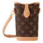 Louis Vuitton Fold Me Rahakott Pruun Monogramm L&otilde;uend Naiste Kotid M80874 Basic Set (Bag+Dust Bag)
