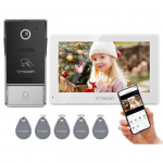 Syst&egrave;me de vid&eacute;ophone intelligent, R&eacute;solution 1080P, Fonctionnement mains libres, 1 moniteur 1 sonnette