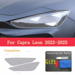 For Cupra Leon -2025 TPU smoked black light film modification accessories, car light protection film puhas