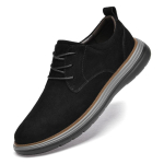 Suurused Ehtne Nahk &Auml;ri-Vabaaja Meeste Kingad Suede Nahast Oxford Kingad Meestele Lamedad Kingad 39 must