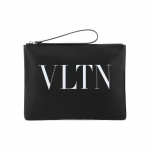 Valentino VLTN Tr&uuml;kitud Logo Pallaadiummetallist Aksessuaar Sile Vasikanahast Sidur Meeste Sidur 2Y2P0299LVN-0NI Box(Basic Set+Box)