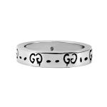 Gucci Ghost Spirit 0,4 cm matt 925 h&otilde;bedast s&otilde;rmus Unisex s&otilde;rmused 477932-J8400-0701-2021 Dust Bag+Box (Random Color),19