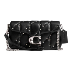 Coach Tabby 18 Magnetkinnitusega Nahast &Otilde;la- v&otilde;i Crossbody Kott V&auml;ikesed Naiste Kotid Must CZ522-LHBLK Basic Set (Bag+Dust Bag)