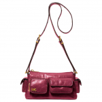 Michael Kors Dakota Antiikne Kuldne Riistvara Nahast Crossbody &Otilde;lakott V&auml;ike Naiste kotid Purpurpunane 32S5AM3C5Y-MULBERRY Basic Set (Bag)