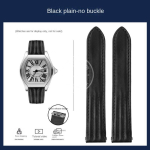 19mm Nailonist K&auml;ev&otilde;ru Kiirvabastusega Nahast K&auml;ev&otilde;ru Cartier ROADSTER w6206018 w6206017 Meeste K&auml;ev&otilde;ru Metallist Adapter 20MM width black