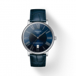 Tissot Nahkrihm sinine sihver Meeste moekell T122.407.16.043.00 sinine