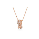 Swarovski Twist Hollow Kaelakee Naiste ehted Roosa Kuld 5620549 Box (Random Color)
