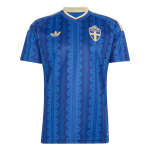 Adidas Originals F&auml;nniversioon Rootsi rahvuskoondis 2026 MM v&otilde;&otilde;rsilp Climacool Kiiresti kuivav Kitsa l&otilde;ikega L&uuml;hikeste varrukatega Jalgpallis&auml;rk Meeste &uuml;laosad JM5810 L