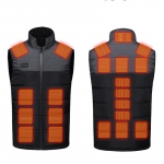 Meeste naiste vestiga jope Meeste talvine elektriline soojendusega vest spordimatkamiseks, &uuml;lisuur 5XL M