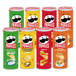 Pringles Keskmine purk Valikukomplekt Maitsed x Kooresool Sisu v&otilde;ib erineda s&otilde;ltuvalt 4 purgist Kellogg's (4 2) (Hapukoor & Sibul, Tere! Juust!, & roheline