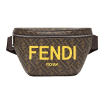 Fendi Roma Seeria Monogramm Logo Pol&uuml;uretaan &Otilde;la Crossbody V&ouml;&ouml;kotid Meeste Kotid Pruun 7VA562-AJJ4-F1HR8 Shopping Bag Set(Basic Set+Shopping Bag)