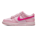 Nike Dunk Low GS Kolmekordne Roosa Laste Tossud Keskmine-Pehme-Roosa H&uuml;per-Roosa Roosa-Vaht DH9765-600 35.5