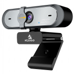 NexiGo veebikaamera 60 kaadrit sekundis Mikrofon N660P 1080P veebikaamera Tarkvaraline juhtimine Kate kaasas Automaatfookus HD USB-kaamera Arvuti veebikaamera Kompaktne Must Sisseehitatud must