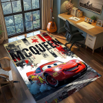 Autod Lightning McQueen 95 V&otilde;idus&otilde;idu Kiiruse Stiiliga Vaip Suure Pindalaga Vaip Libisemiskindel Pestav P&otilde;randamatt M&auml;nguri Tuba Magamistuba Kodu Dekoor 80x120cm