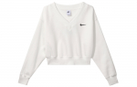 Nike Sportswear Phoenix Fleece Ameerika Vintage &Uuml;hev&auml;rviline Logo Tikand V-kaelus Fliisvoodriga Lai L&otilde;ige Huppar FN3652-133 L
